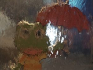 4階には降水量100ミリの豪雨を体験できるブースも。前が見えないほどの豪雨でも浸水せずに済むのは、下水道のおかげだ