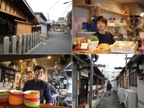 長屋、神社、寺。一本路地に入ると静かな下町が広がっている。食事の約束の前に、町をゆっくり歩いてみるのもいいかもしれない
