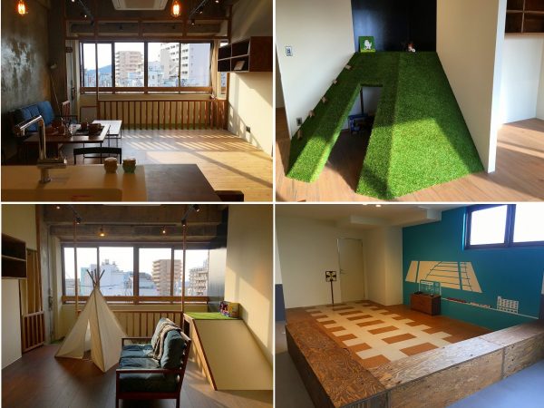 ベビーフェンスのある「ハイハイグラウンド」をキッチンから見守れるタイプや、「秘密基地」「ミニすべり台」のあるタイプなど、子育て賃貸「0 to 6 APR」はとても個性豊か。キッチンはLIXILの「リシェルPLAT」という上質タイプを採用