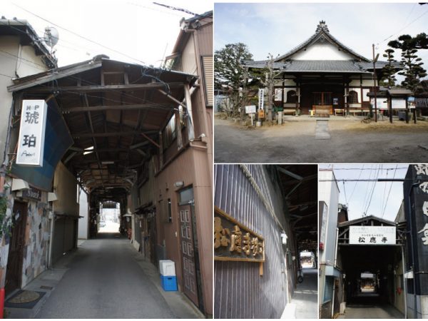 戦後、境内地に木造長屋が建てられ商店街化した「松應寺横丁」。時が止まったような雰囲気と木造アーケードが印象的