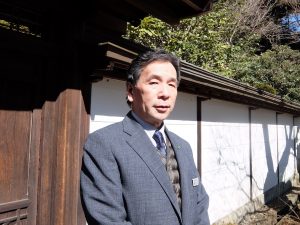 高尾山薬王院で広報を担当する、用度部部長・尾形功さん