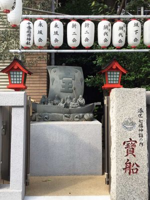江戸時代に大流行した七福神巡り。市中いたるところに戎様や弁天様が祀られていた