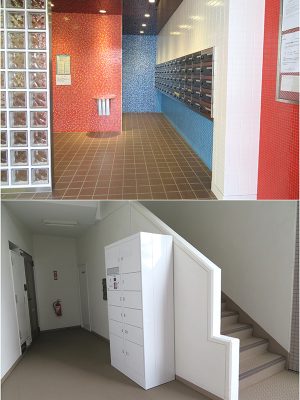 エントランスの改修、宅配ボックスの設置などと定期的に手が入っている