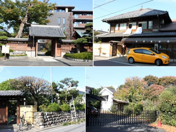 中原街道沿いに今も残る旧家