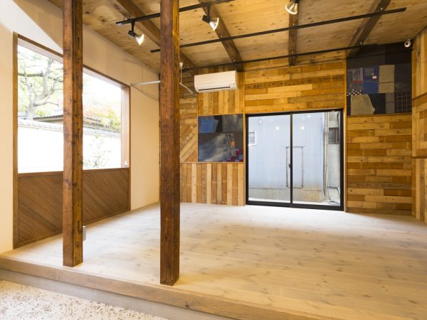 一階入口を販売スペースにする予定だ