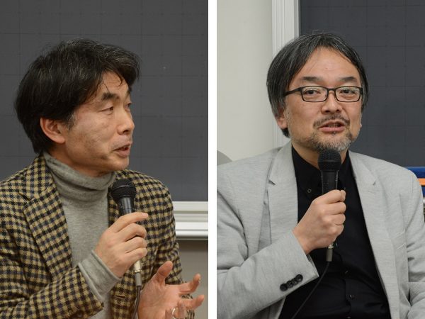 写真左・南博文氏（九州大学人間環境学研究院）、写真右・小松尚氏（名古屋大学環境学研究科）
