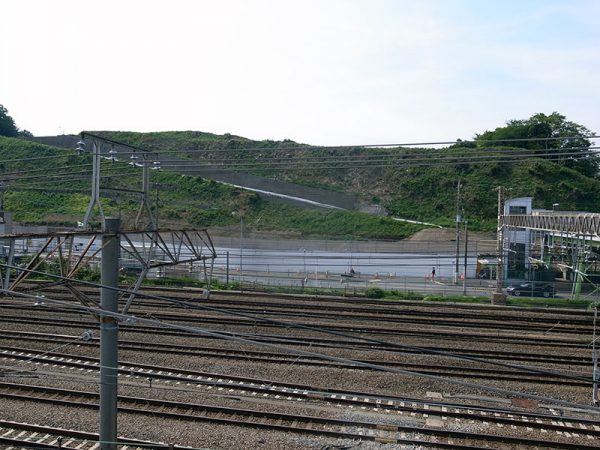 花月園があった丘の現在