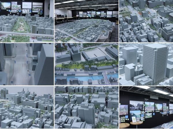 細かな作りを見ているだけでワクワクし、時間が過ぎるのが早く感じるほど。親しみのあるまち並みにも新たな発見が多い。</BR>建て替え中や新登場したビルも随時更新されていく