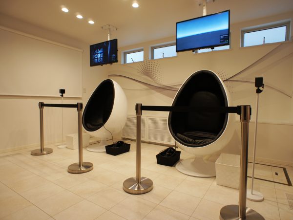 建物の仕組みや構造、建築工程を仮想空間で体感できる「ハイムユニットVR」。最新の映像技術で、カタログでは分かりづらいことも楽しみながら理解できる