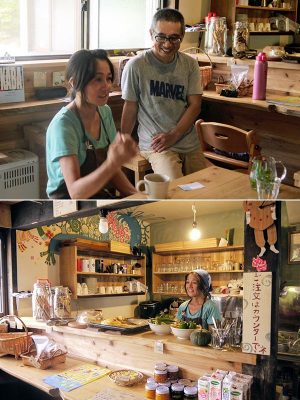「ねこたまShop&Cafe」で、坂本勝さん・泰子さん夫妻