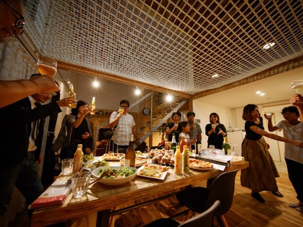 レンタルスペースとしても活用されていて、いろいろなパーティ需要もある