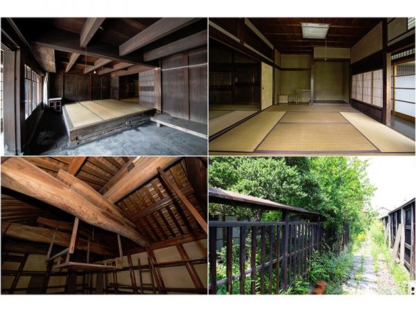 改修前の状態。太い材を使い、丁寧に作られていたことが分かる