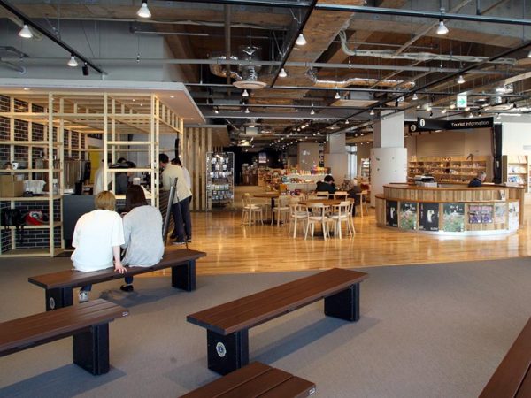 着地型観光の強化につながるリニューアルが予定されている1階