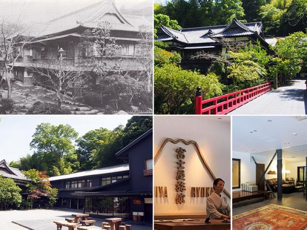 シンボルであった数寄屋造りの旧館は意匠を忠実に復元、川越しの景観が美しい。一方、新館はフロントやロビー、レストランなど機能的に一新された