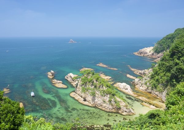 素晴らしい景観が楽しめる浦富海岸