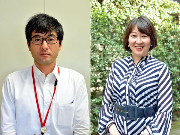 右／有待庵の発見者・原田良子さん。「所有者の寄付譲渡というご意向と京都市の英断には感謝しかありません。明治維新について子どもたちが学べる、京都の新しい名所になることを願っています」　左／京都市文化市民局　文化芸術都市推進室　文化財保護課の中川慶太さん。「今回は、所有者の意向、建物の規模、そして解体寸前という緊急性などの条件がそろっての判断となりました。今後も、一つ一つのケースをしっかりと見ながら対応していく必要があると考えています」