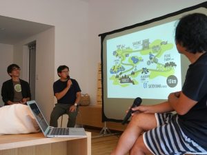 オープニングイベントでいすみの魅力を語る宇佐美氏