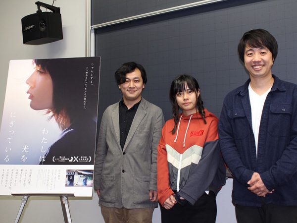 トークイベントに登場した左から中川監督、小杉湯の塩谷氏、平松氏