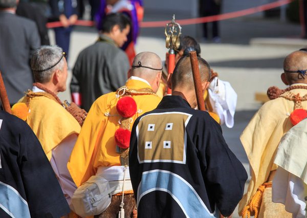 成田山の豆まき