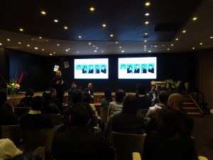 1月16日に福岡で開催されたイベントには80人以上がつめかけ、熱心に話を聞き交流していた