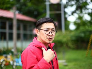 こちらが飛生芸術際ディレクター 木野哲也さん