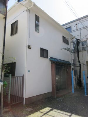 現在、改修が行われている一戸建て