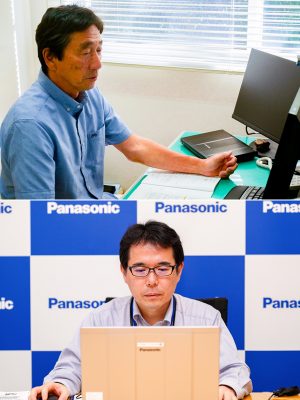 今回のセミナーでお話頂いた静岡大学防災総合センター岩田孝仁特任教授（上）とパナソニック ライフソリューションズ社　マーケティング本部 綜合戦略企画室 横山幸司さん（下）