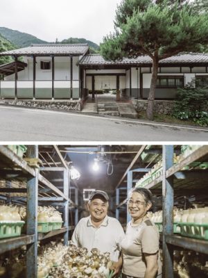 昨年オープンした大家。入り口の時点で風情があり、わくわくする。分散型で村の人との触れ合いも泊まる楽しみのひとつ