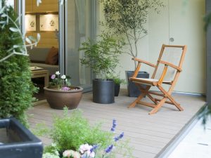 バルコニーやベランダを有効活用。家族とふれあう癒しの場所に