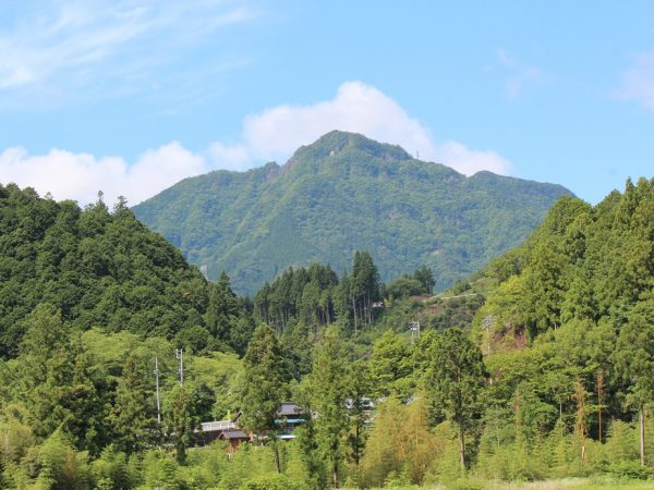 自然豊かな東栄町のシンボルのひとつ、明神山(みょうじんやま)。ハイキングコースとしても人気