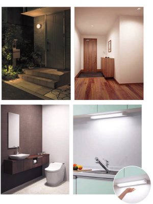 家族構成やライフスタイルに合わせ、センサースイッチや消し忘れスイッチをプランニングすることで節電に。　パナソニック