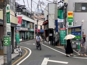 山下駅周辺の曲がりくねった道は烏山川の流域だったから
