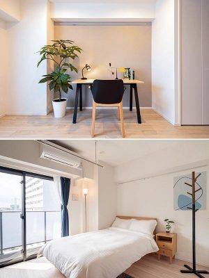 ▲「契約時は敷金1ヶ月分のみで礼金や仲介手数料はなし。結果として月々の家賃は相場よりも少しだけ高くなりますが、初期費用が抑えられるほか、ハムレットコミュニティの中であれば月単位で住まいを変えることができるフレキシビリティをメリットと感じて下さる方も多いようです」（佐々木さん談）