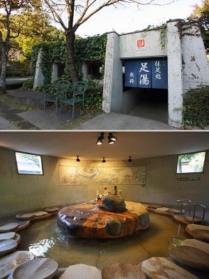 「フェアフィールド･バイ･マリオット･岐阜郡上」に隣接する道の駅「古今伝授の里やまと」。地元食材や郷土品などを購入できる買い物施設や、けいちゃん焼きなど地元グルメも楽しめる食事処、温泉施設も整っている。筆者は、子持ち鮎の塩焼きに舌鼓を打ち、趣のある足湯（無料！）も堪能。気持ちよく過ごせる道の駅だ