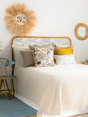 イエローを配して、明るい色が目覚めを促して一日の始まりを後押ししてくれるよう整えてみよう/画像提供：株式会社トミタ PEPE PENALVER 『Safari collection』