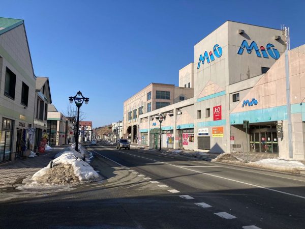 「後志」管内の道職員が紹介した、市街地の冬の光景