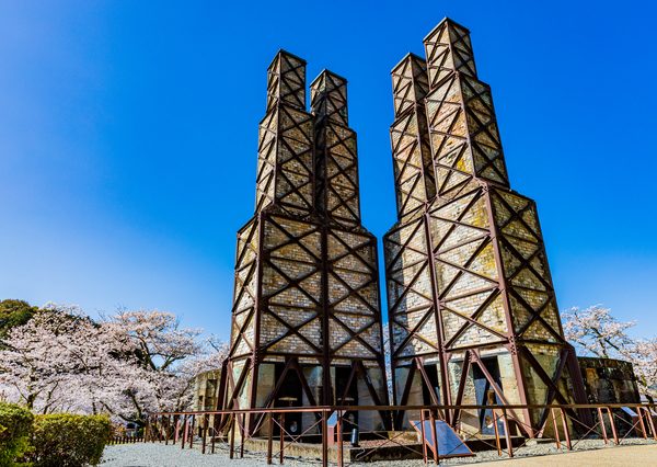 静岡県伊豆の国市の韮山反射炉。実際に稼働した反射炉としては、国内で唯一現存するものだ