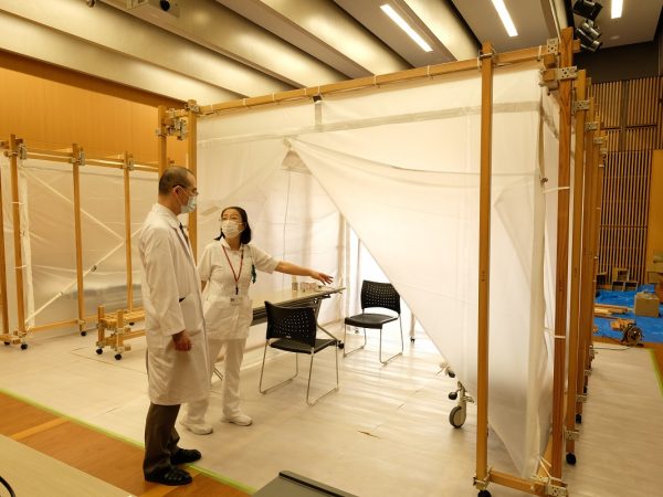 日建設計の都市部門と協力して2019年秋に開催したイベント「OUT DOOR LOUNGE」の様子