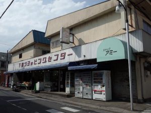 昭和30年代らしいショッピングセンターもまだ残っていた