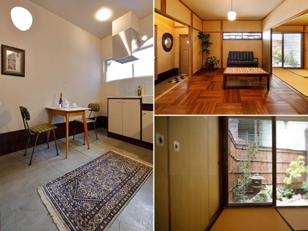 モデルハウス内部。土間、板間、和室、それぞれ特徴ある空間（提供：リバー）