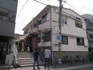 改修前のコモンフルール。ごく普通の文化住宅で空き家になっていた