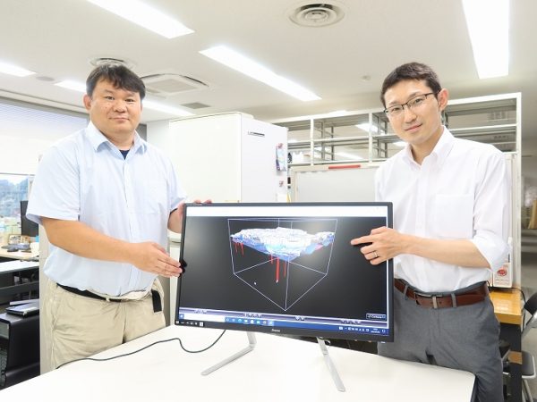 武蔵野台地の下にある埋没谷。大きな谷が2つ、それ以外にも小さな谷が点在している