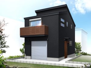 横浜市戸塚区に建築中の『プレジャーレジデンスGARAGE LIFE戸塚』。延床面積71.36m2（ガレージ14.41m2含む）の趣味時間が満喫できる家