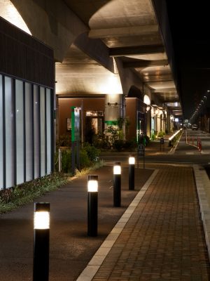 夜も安心して歩ける「ののみち」