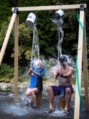 10月23日に「第2回サウナ万博in豊後大野リベンジ」では、面白い仕掛けもつくった