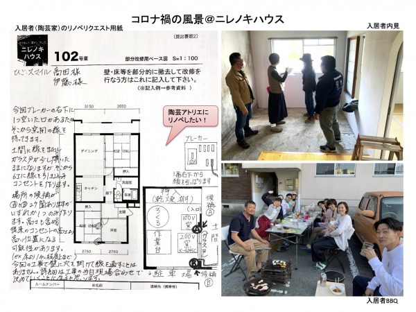 オモケンパーク屋上。ハンモックやアウトドアファニチャー、ラグマットが置かれ、まちなかでピクニック気分が味わえる