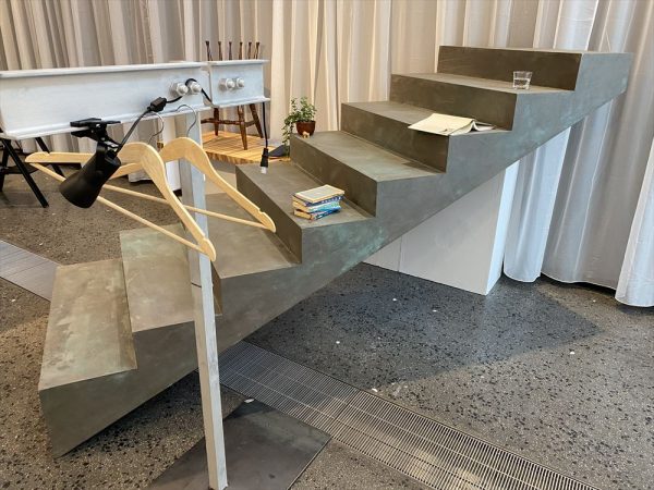 宮城島崇人氏の展示エリア（写真：宮沢洋）