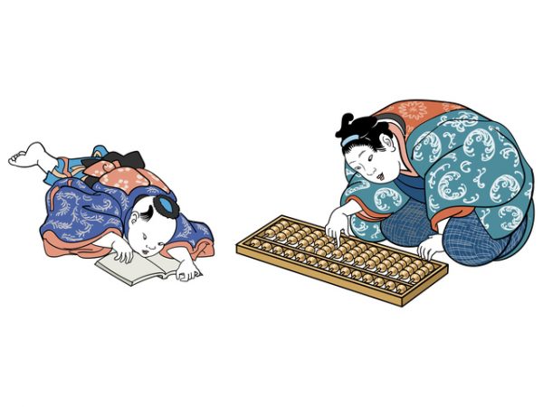 葛飾北斎画の五百羅漢での町人たちの様子。江戸経済が円熟期に入ってくると町人たちもレジャーを楽しむ余裕が生まれてきた