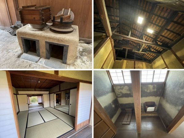 一般公開住居は、当時の暮らしに思いを馳せることができるよう、土間やかまど、厠や古い調度品などがあり、電気照明もついていない。この雰囲気から、映画の撮影などで使われることもあるそうだ