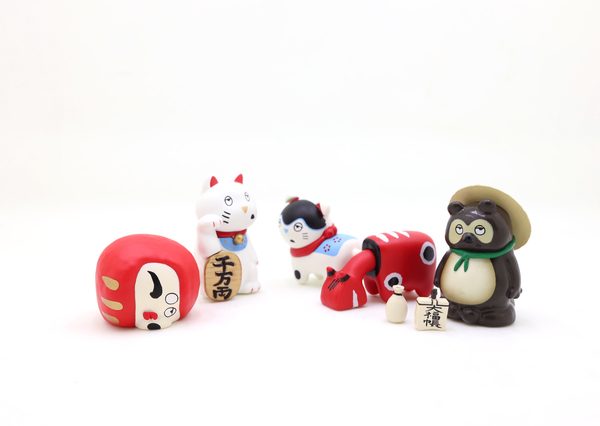 縁起物の小物たち